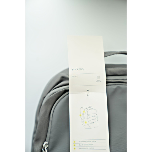 All in Motion Gray Backpack + Ember Tan Lunchbox Back-to-School Supply‎ Kit - Picture 13 of 16